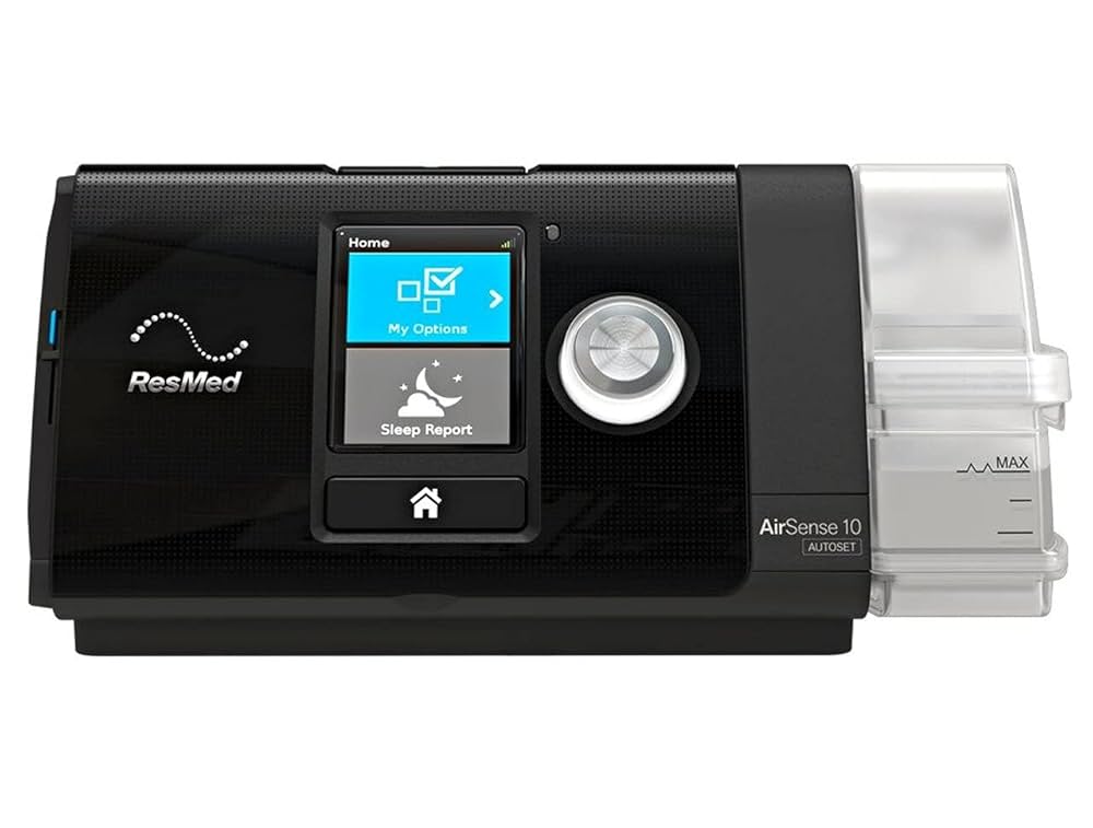 ResMed Airsense 10 Autoset CPAP Machine with Power Supply and Carry Bag